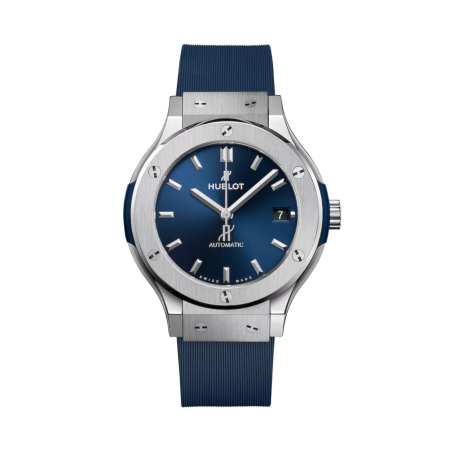Hublot Classic Fusion Titanium Blue Ref. 565.NX.7170.RX - Tomasini Francia