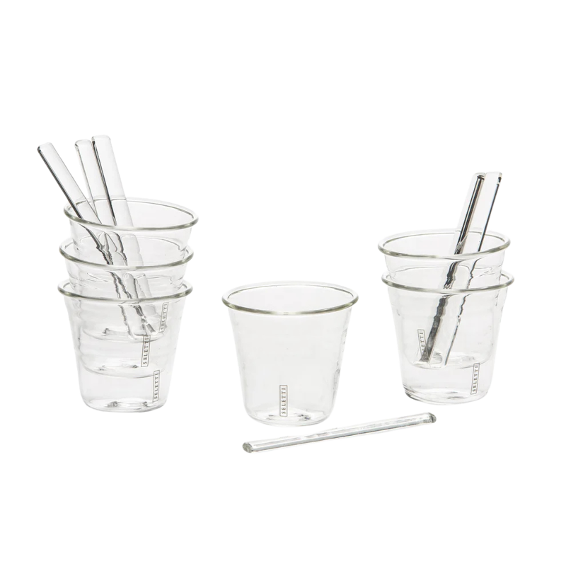 Seletti Estetico Quotidiano Coffee set of 6 Cups Ref. 10655KIT - Tomasini Francia