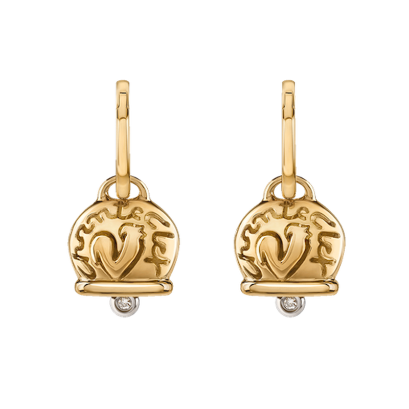 Chantecler Campanelle Gold Earrings Ref. 18301 - Tomasini Francia