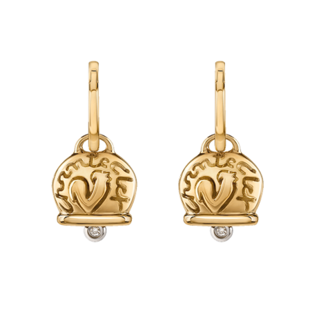 Chantecler Campanelle Gold Earrings Ref. 18301 - Tomasini Francia