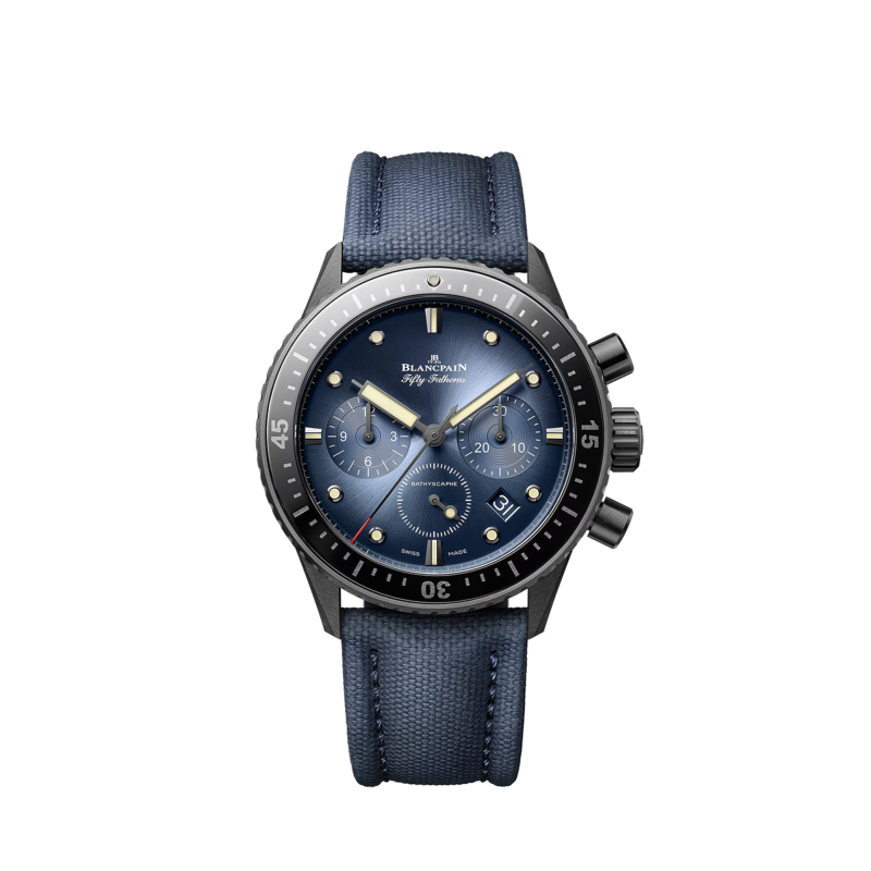 Blancpain Fifty Fathoms Bathyscaphe Chronographe Flyback Ref. 5200 0140 O52A - Tomasini Francia