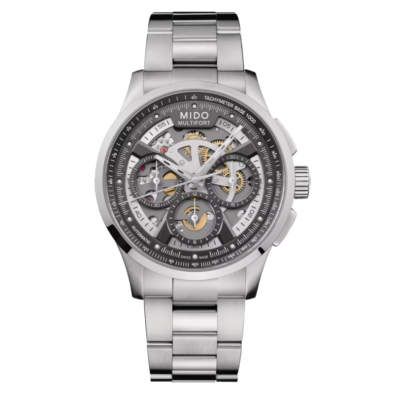 Mido Multifort Skeleton Chronograph Ref. M0386621106000 - Tomasini Francia