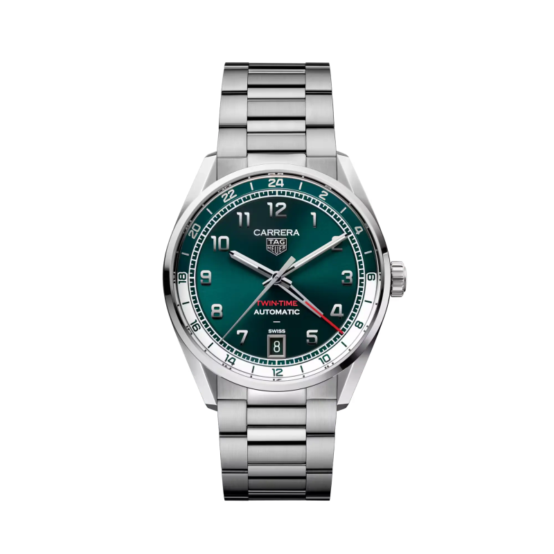 Tag Heuer Carrera Date Twin-Time Ref. WDA2114.BA0043 - Tomasini Francia