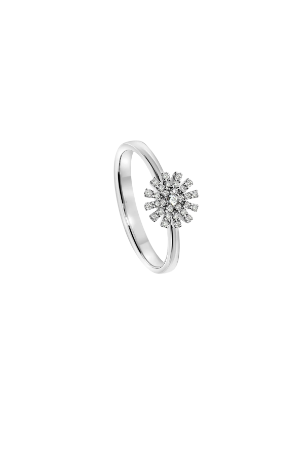 Damiani Margherita Oro Bianco Anello Piccolo Ref. 20073001 - Tomasini Francia