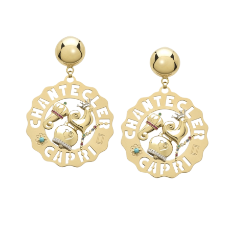Chantecler Logo Earrings Ref. 39689 - Tomasini Francia