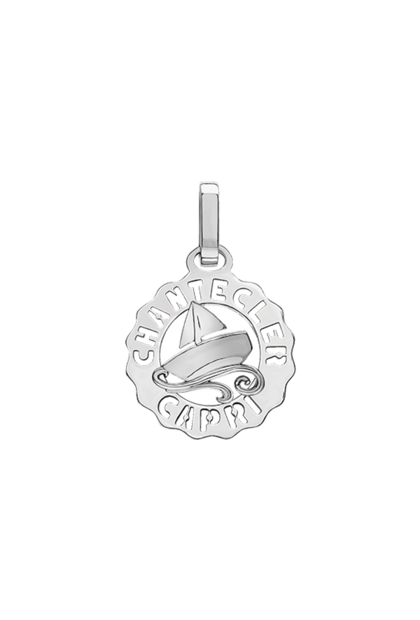 Chantecler Et Voilà Logo Ciondolo Argento Ref. 42448 - Tomasini Francia