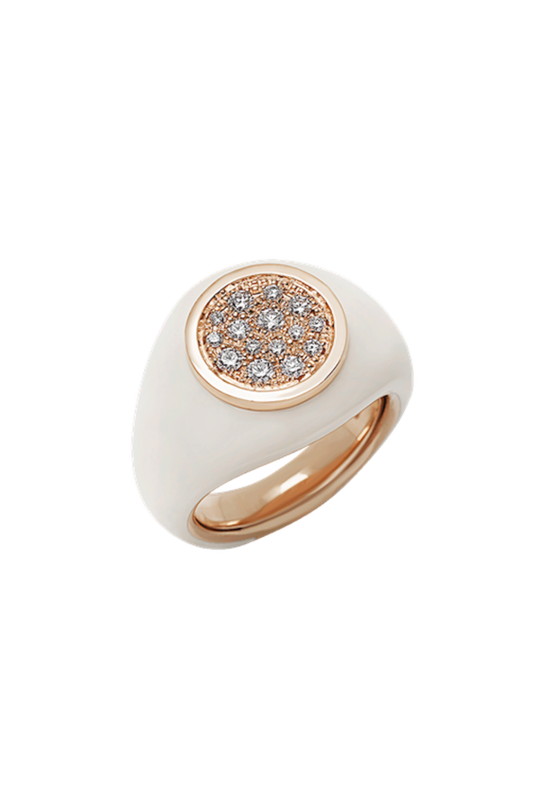 Chantecler Paillettes Anello Bianco Ref. 42705 - Tomasini Francia
