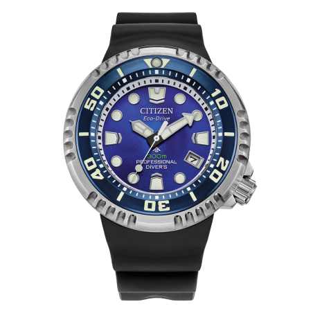 Citizen Promaster Diver's Eco Drive 300 mt Gas Diver Unite with Blue L.E. Ref. BN1025-08L - Tomasini Francia
