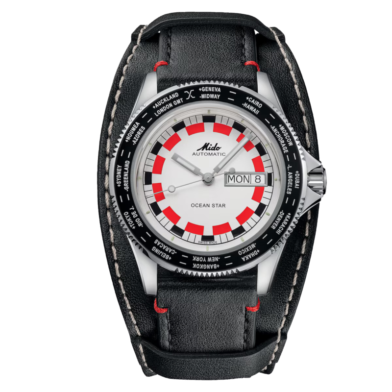 Mido Ocean Star Worldtimer Ref. M026.830.16.030.00 - Tomasini Francia