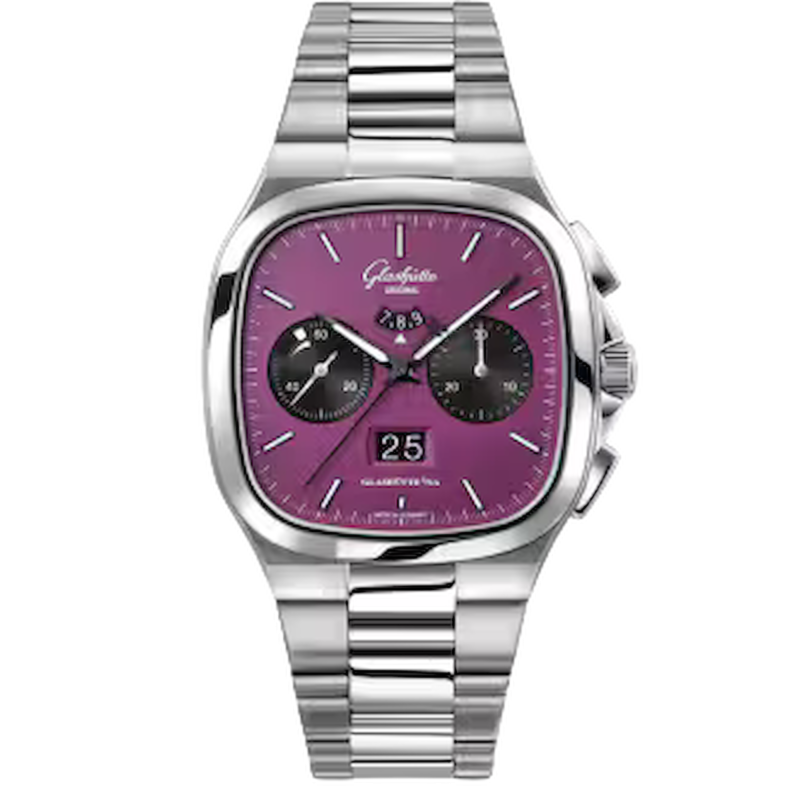 Glashutte Original Seventies Chronograph Panorama Date Ref. 1-37-02-20-02-70 - Tomasini Francia