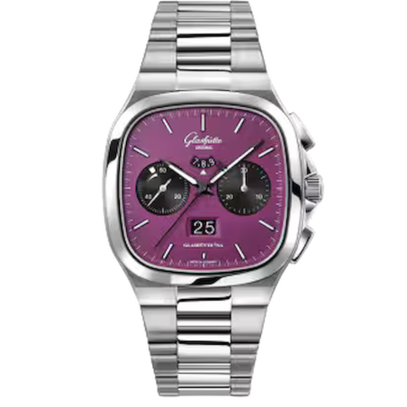 Glashutte Original Seventies Chronograph Panorama Date Ref. 1-37-02-20-02-70 - Tomasini Francia
