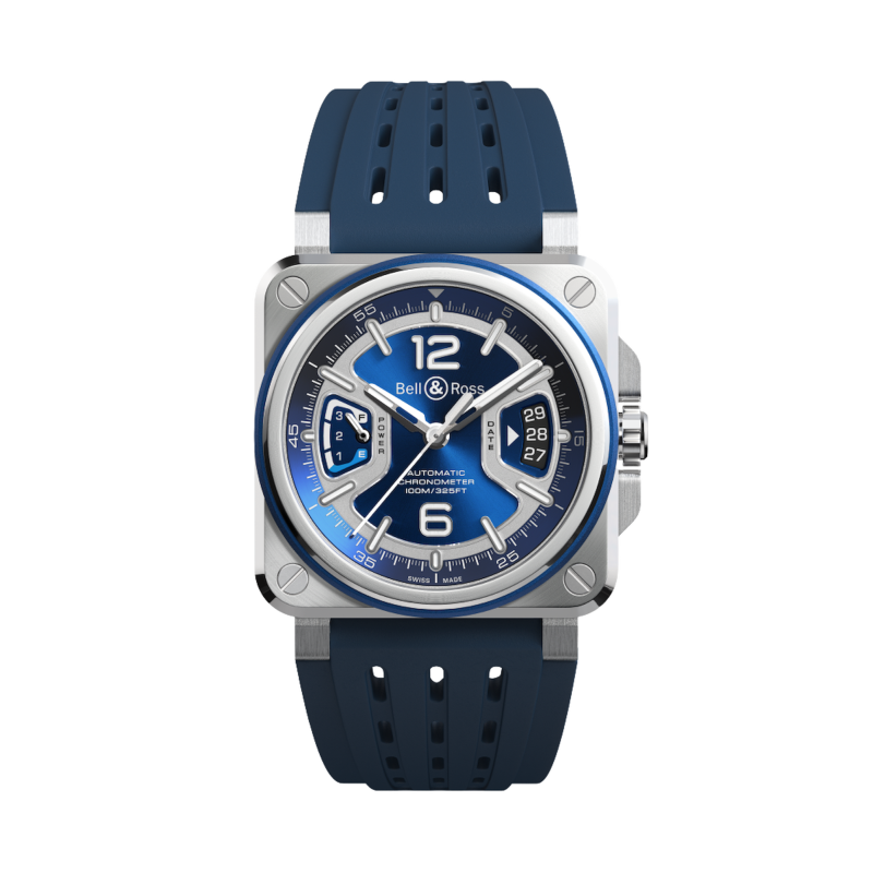 Bell & Ross BR-X3 Blue Steel Ref. BRX3R-BLU-ST/SRB - Tomasini Francia
