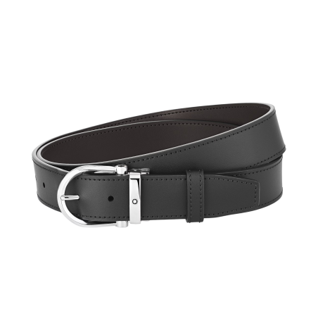 Montblanc Meisterstück Reversible Horseshoe Belt 35 mm Ref. MB128783 - Tomasini Francia