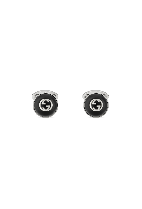 Gucci Interlocking Cufflinks Ref. YBE645589002 - Tomasini Francia