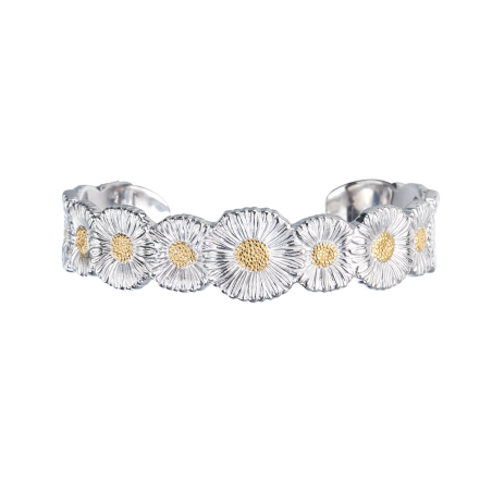 Buccellati Blossoms Vermeil Margherita In Argento E Oro Bracciale Ref. JAGBRA023525 - Tomasini Francia