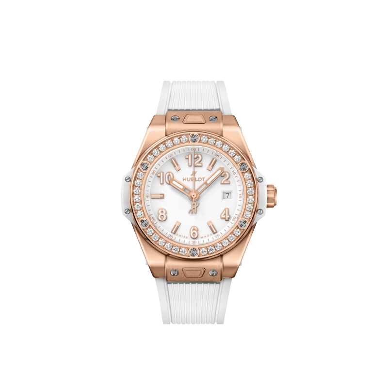 Hublot Big Bang One Click King Gold White Diamonds Ref. 485.OE.2080.RW.1204 - Tomasini Francia