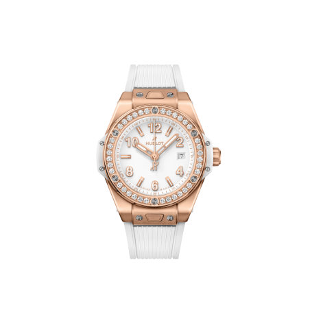 Hublot Big Bang One Click King Gold White Diamonds Ref. 485.OE.2080.RW.1204 - Tomasini Francia