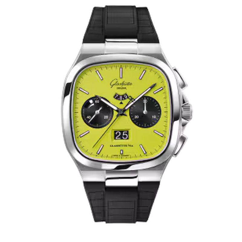 Glashütte Original Vintage Seventies Chronograph Panorama Date Ref. 1-37-02-19-02-63 - Tomasini Francia