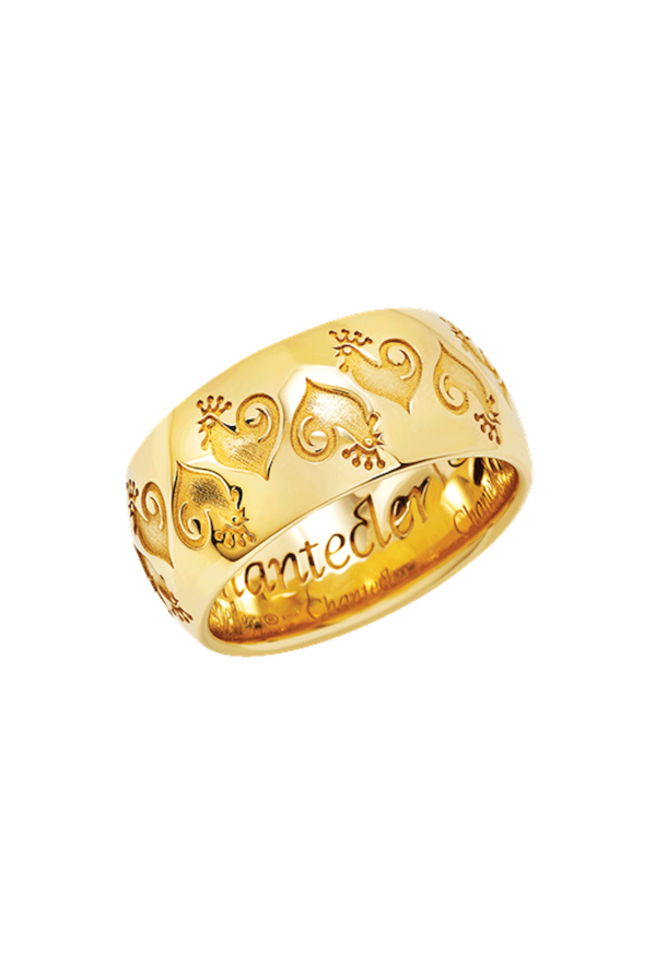 Chantecler Et Voilà Logo Silver Ring Ref. 44724 - Tomasini Francia