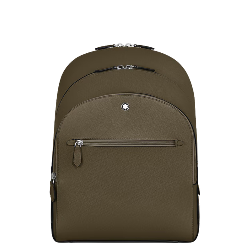 Montblanc Sartorial Medium Leather Backpack with 3 Compartments Ref. MB221542 - Tomasini Francia
