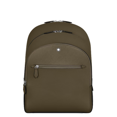 Montblanc Sartorial Medium Leather Backpack with 3 Compartments Ref. MB221542 - Tomasini Francia