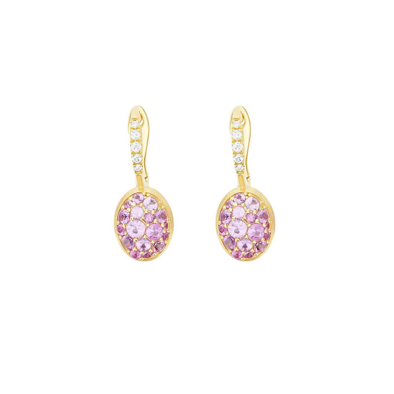 Nanis Boules Cherry Earrings Small Rosolio Ref. OS19-609 - Tomasini Francia