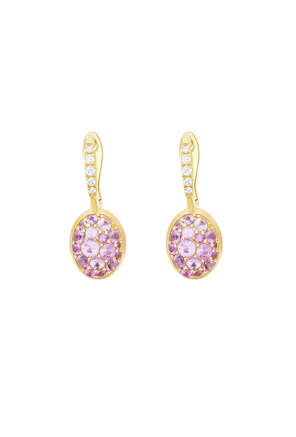 Nanis Boules Cherry Earrings Small Rosolio Ref. OS19-609 - Tomasini Francia