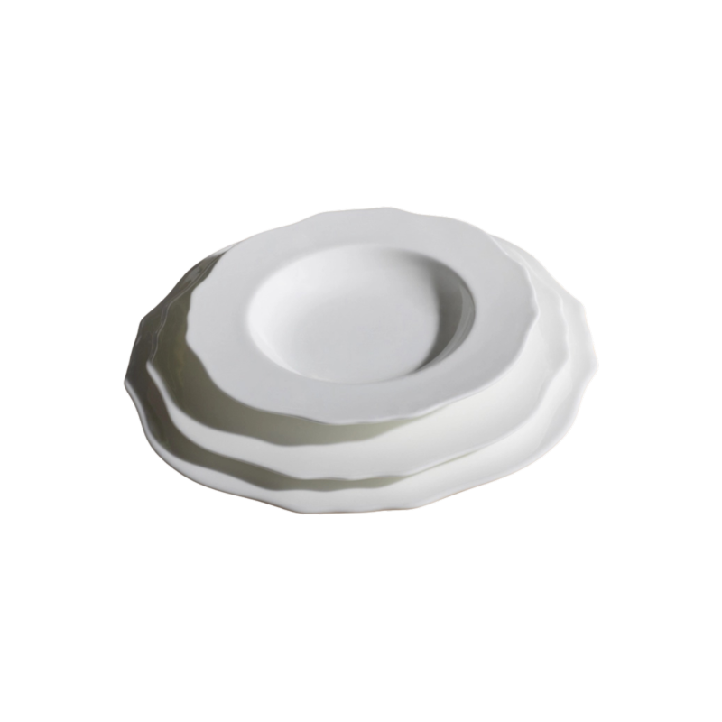 Hurray for the Burano Bianco 12-piece dinner service Ref. EV5720 - Tomasini Francia