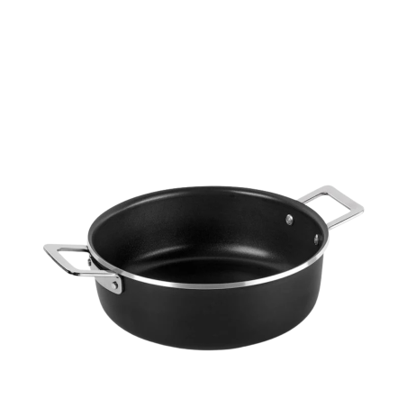 Alessi Pots&Pans Low Two-Handle Saucepan Ref. AJM102/24B - Tomasini Francia