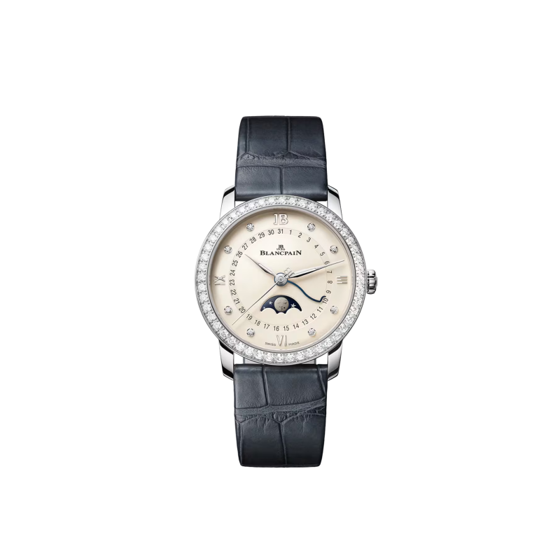 Blancpain Villeret Quantième Phases de Lune Ref. 6126N 4687 55B - Tomasini Francia