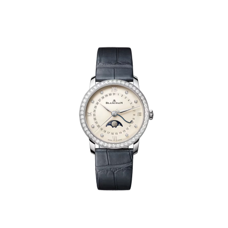 Blancpain Villeret Quantième Phases de Lune Ref. 6126N 4687 55B - Tomasini Francia