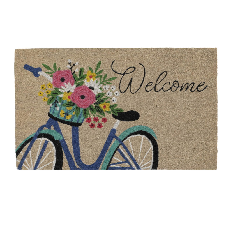 Fantin Argenti “Welcome Bicicletta” Doormat Ref. 4902 - Tomasini Francia