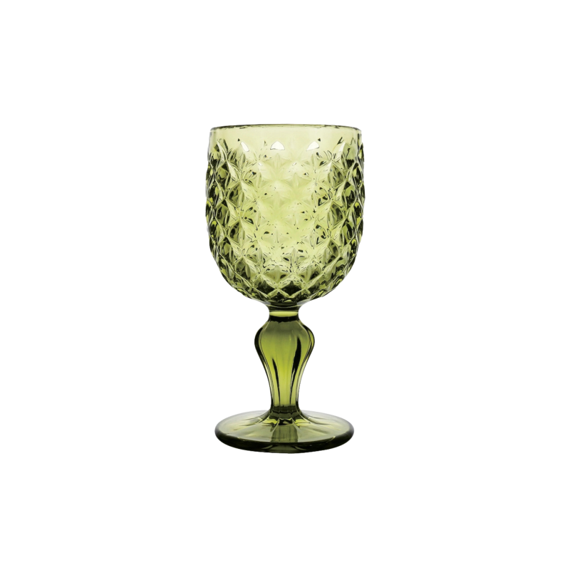 Brandani Scudo Calice Verde Vetro Set 12 Pz Ref. 51659 - Tomasini Francia