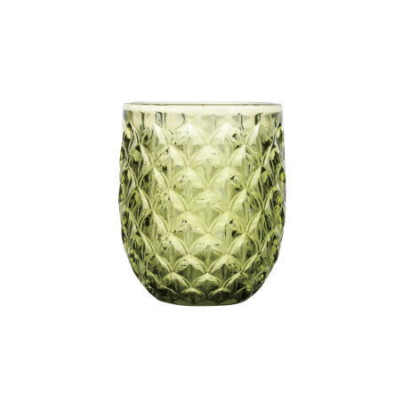 Brandani Scudo Green Glass Tumbler Set 6 Pcs Ref. 51658 - Tomasini Francia