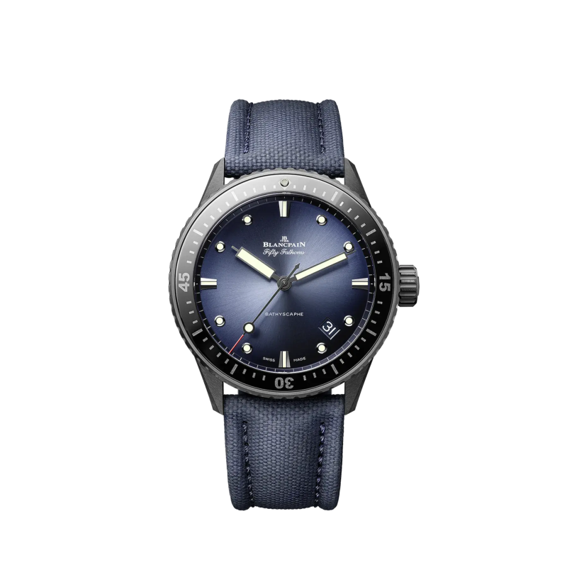 Blancpain  Fifty Fathoms Bathyscaphe Ref. 5000A 0140 O52A - Tomasini Francia