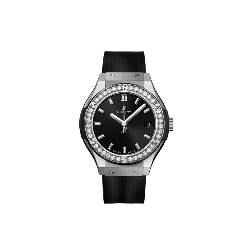 Hublot Classic fusion Titanium Diamonds Ref. 581.NX.1470.RX.1104 - Tomasini Francia