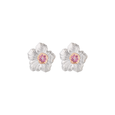 Buccellati Blossoms Sapphires Orecchini Ref. JAGEAR023567 - Tomasini Francia