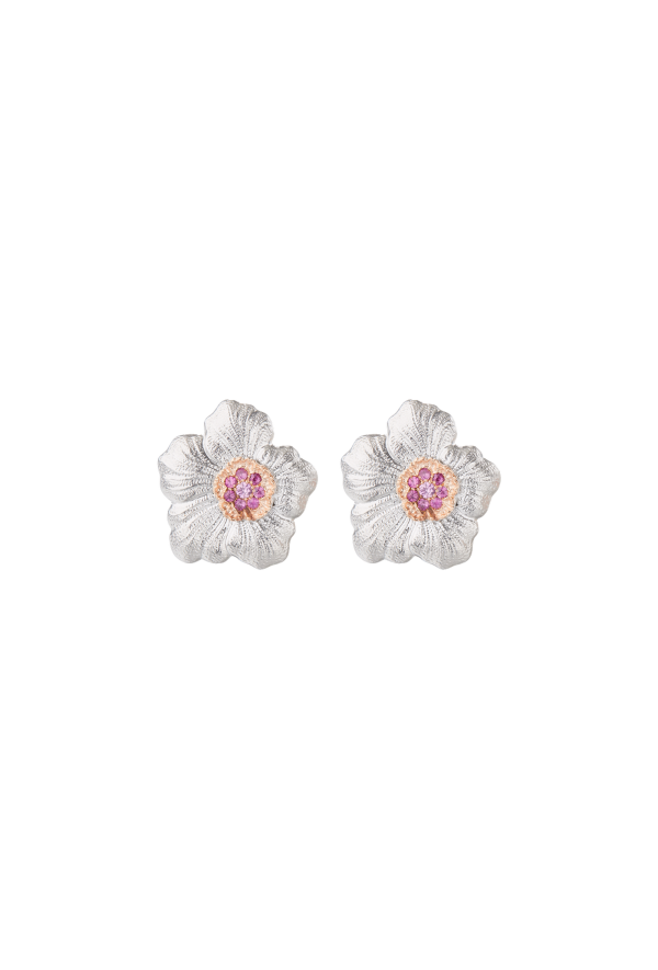 Buccellati Blossoms Sapphires Orecchini Ref. JAGEAR023567 - Tomasini Francia
