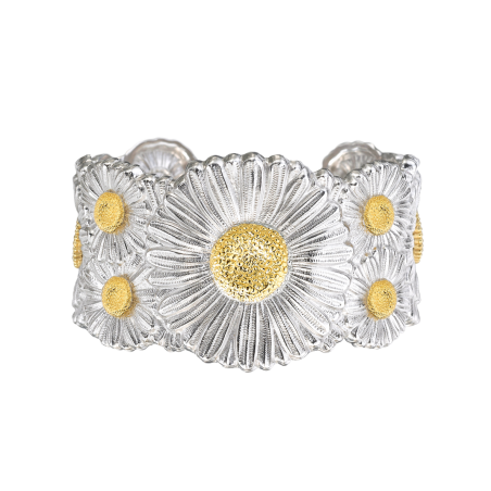 Buccellati Blossoms Vermeil Margherita Silver Bracelet Ref. JAGBRA023523 - Tomasini Francia