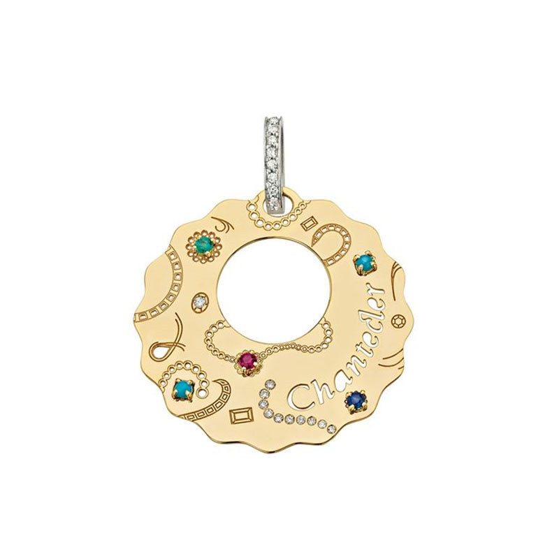 Chantecler Ciondolo Medio In Oro Giallo Suamèm Ref. 30625 - Tomasini Francia