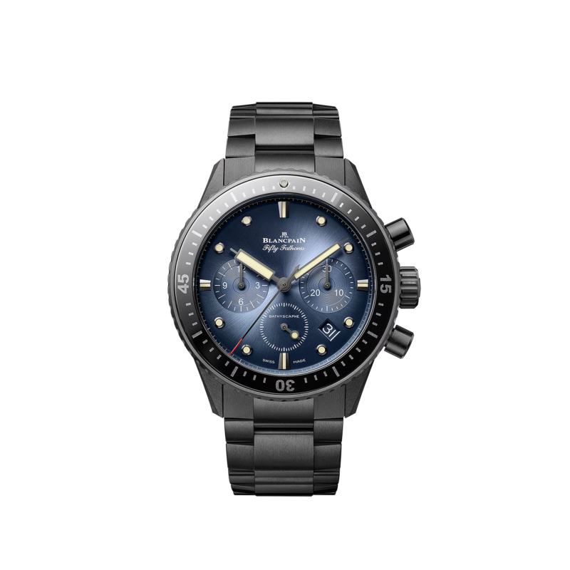 Blancpain Fifty Fathoms Bathyscaphe Chronographe Flyback Ref. 5200 0140 01S - Tomasini Francia
