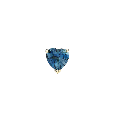 Recarlo More Single Heart Earring Ref. E86PX026/GTOLM - Tomasini Francia