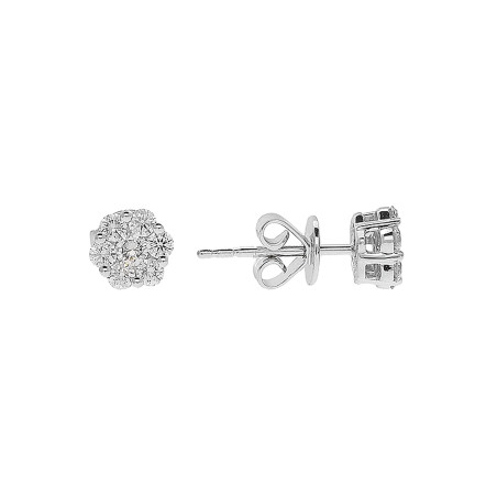 Giorgio Visconti Orecchini Pavè Di Diamanti 0.17 Kt Ref. BBX32955/0.17/1.20 - Tomasini Francia