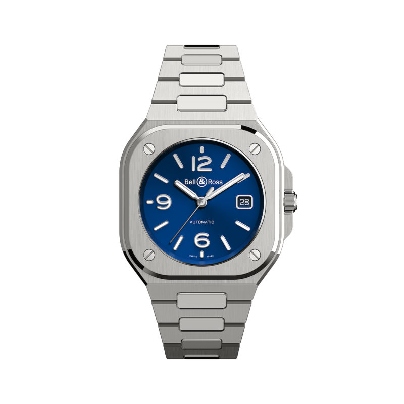Bell & ross Instruments Br05a-blu-st/sst Ref. BR05A-BLU-ST/SST - Tomasini Francia