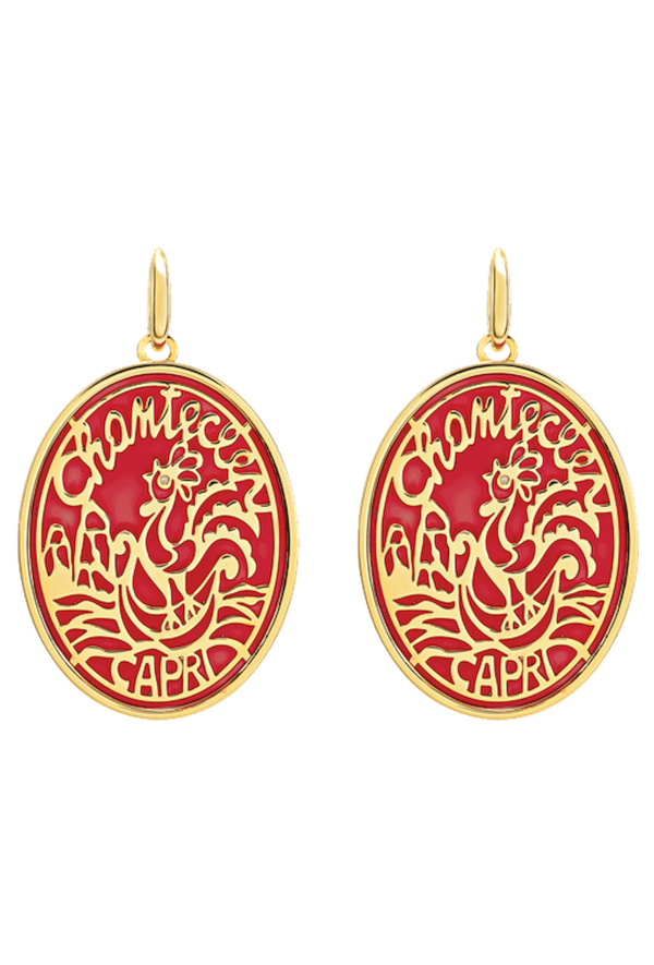 Chantecler Logo Orecchini Ref. 44681 - Tomasini Francia