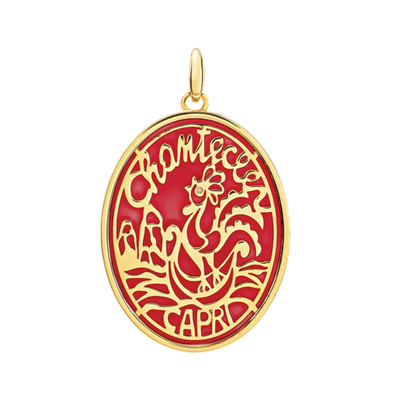 Chantecler Gold Logo Pendant Ref. 44679 - Tomasini Francia