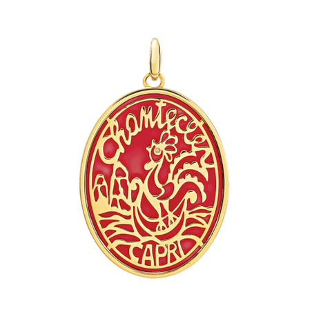 Chantecler Gold Logo Pendant Ref. 44679 - Tomasini Francia