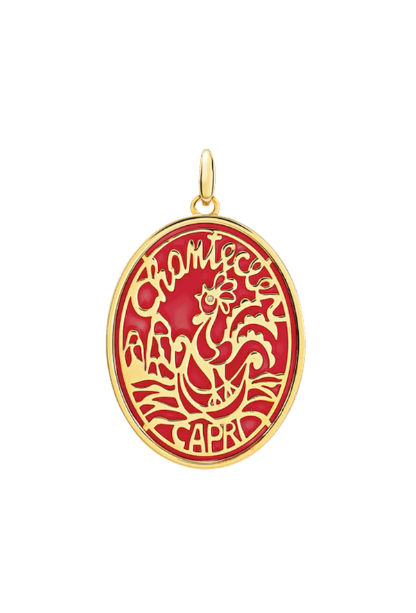 Chantecler Gold Logo Pendant Ref. 44679 - Tomasini Francia