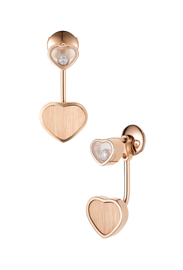 Chopard Happy Heats Golden Hearts 007 Orecchini 83a007-5021 Ref. 83A007-5021 - Tomasini Francia