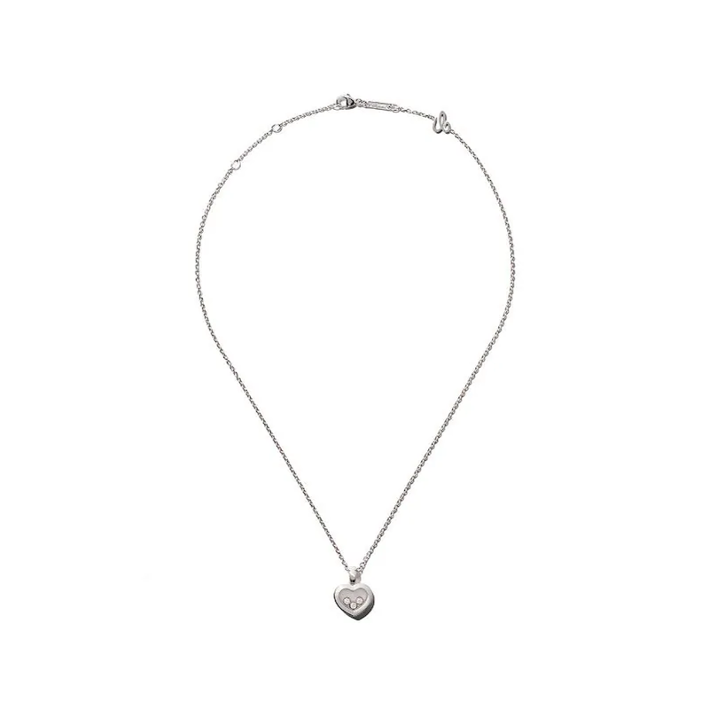 Chopard Collana Happy Diamonds Icons Oro bianco 18kt con pendente 79A6111001 Ref. 79A6111001 - Tomasini Francia